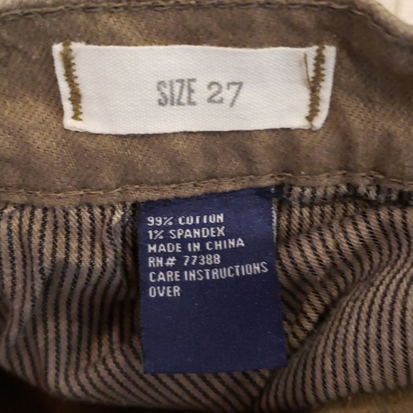 MADEWELL Olive Skinny Skinny Ankle Jeans sz 27/4 - Picture 9 of 12